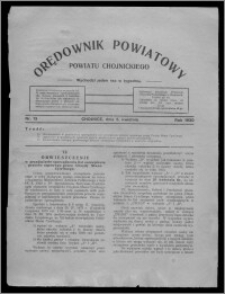Orędownik Powiatowy Powiatu Chojnickiego : wychodzi jeden raz w tygodniu 1930.04.05, nr 13