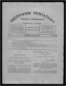Orędownik Powiatowy Powiatu Chojnickiego : wychodzi jeden raz w tygodniu 1930.05.10, nr 17