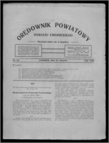 Orędownik Powiatowy Powiatu Chojnickiego : wychodzi jeden raz w tygodniu 1930.08.30, nr 32
