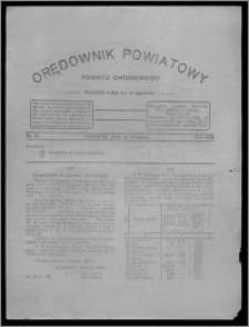 Orędownik Powiatowy Powiatu Chojnickiego : wychodzi jeden raz w tygodniu 1930.11.15, nr 42