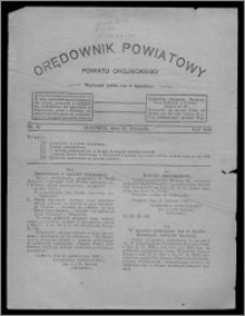Orędownik Powiatowy Powiatu Chojnickiego : wychodzi jeden raz w tygodniu 1930.11.22, nr 43