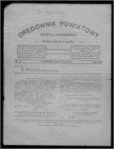 Orędownik Powiatowy Powiatu Chojnickiego : wychodzi jeden raz w tygodniu 1930.11.29, nr 44