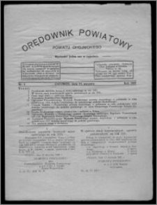 Orędownik Powiatowy Powiatu Chojnickiego : wychodzi jeden raz w tygodniu 1931.01.17, nr 2