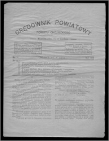 Orędownik Powiatowy Powiatu Chojnickiego : wychodzi jeden raz w tygodniu 1931.03.21, nr 11