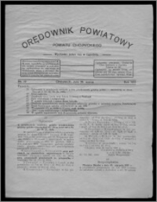 Orędownik Powiatowy Powiatu Chojnickiego : wychodzi jeden raz w tygodniu 1931.03.28, nr 12