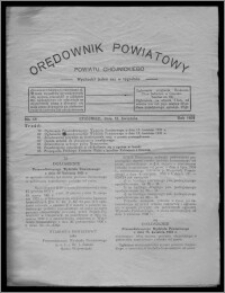 Orędownik Powiatowy Powiatu Chojnickiego : wychodzi jeden raz w tygodniu 1931.04.18, nr 15
