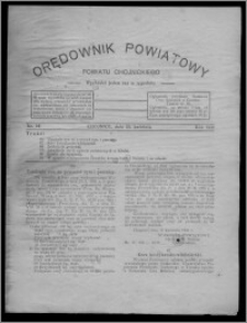 Orędownik Powiatowy Powiatu Chojnickiego : wychodzi jeden raz w tygodniu 1931.04.25, nr 16