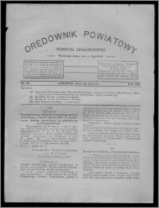 Orędownik Powiatowy Powiatu Chojnickiego : wychodzi jeden raz w tygodniu 1931.06.13, nr 23