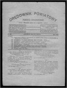 Orędownik Powiatowy Powiatu Chojnickiego : wychodzi jeden raz w tygodniu 1931.06.27, nr 25