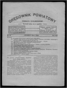 Orędownik Powiatowy Powiatu Chojnickiego : wychodzi jeden raz w tygodniu 1931.07.04, nr 26