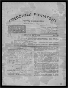 Orędownik Powiatowy Powiatu Chojnickiego : wychodzi jeden raz w tygodniu 1931.07.25, nr 29