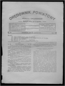 Orędownik Powiatowy Powiatu Chojnickiego : wychodzi jeden raz w tygodniu 1931.10.31, nr 40