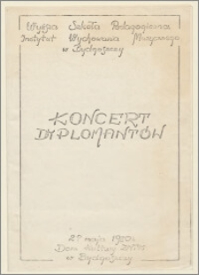 Koncert dyplomantów : program