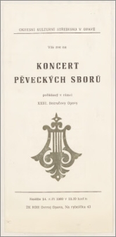 Koncert Pěveckých Sborů