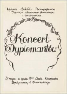 Koncert Dyplomantów : program