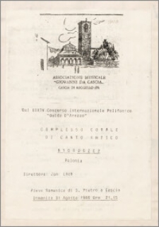 XXXIV Międzynarodowy Konkurs Muzyki Polifonicznej
