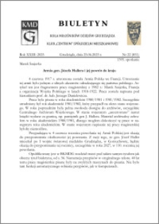 Biuletyn Koła Miłośników Dziejów Grudziądza 2025, Rok XXIII nr 22 (851) : Armia gen. Józefa Hallera i jej powrót do kraju