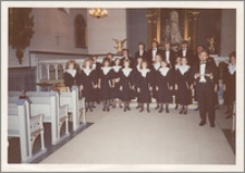 Zespół Pieśni Dawnej podczas koncertu w Danii