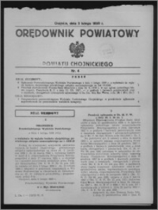 Orędownik Powiatowy Powiatu Chojnickiego 1939.02.03, nr 4