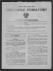Orędownik Powiatowy Powiatu Chojnickiego 1939.02.15, nr 6