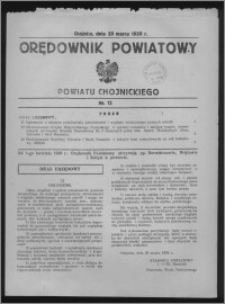 Orędownik Powiatowy Powiatu Chojnickiego 1939.03.29, nr 12