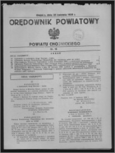 Orędownik Powiatowy Powiatu Chojnickiego 1939.04.26, nr 16