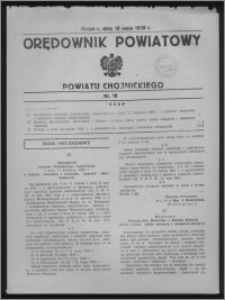 Orędownik Powiatowy Powiatu Chojnickiego 1939.05.10, nr 18