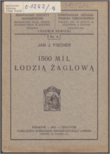 1500 mil łodzią żaglową