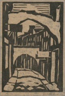 Wilno - zaułek z arkadami