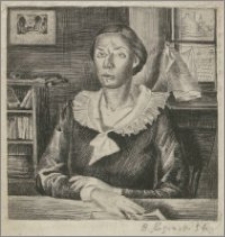 Portret kobiety we wnętrzu