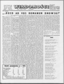 Wiadomości, R. 29 nr 48 (1497), 1974