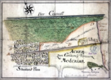 Acker zum Caemmereÿ Vorwerk Medczina : Situations Plan