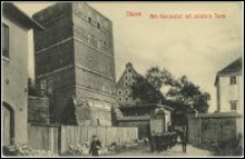 Toruń - Krzywa Wieża - Thorn. Am Nonnentor mit schiefem Turm