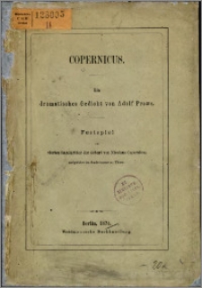 Copernicus : ein dramatisches Gedicht