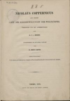 Über die Kreisbewegungen der Weltkörper