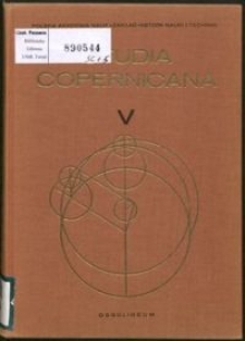 Colloquia Copernicana. 1, Études sur l'audience de la théorie héliocentrique : Conférences du Symposium de l'UIHPS, Toruń 1973