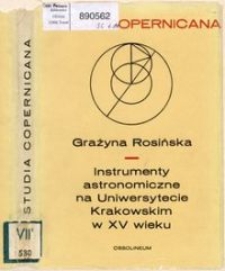 Instrumenty astronomiczne na Uniwersytecie Krakowskim w XV wieku