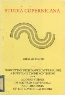 Nowożytne wizje nauki uniwersalnej a powstanie teorii kontinuów