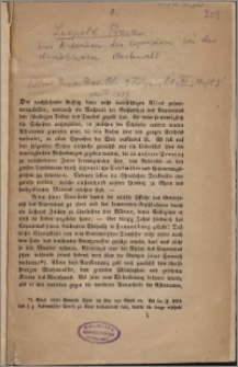 Das Andenken des Copernicus bei der dankbaren Nachwelt