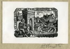 Mikołaj Kopernik na ekslibrisie Biblioteki Uniwersytetu Mikołaja Kopernika