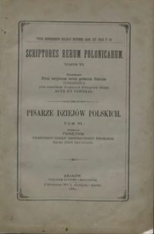 Pamiętnik Pierwszego Zjazdu Historycznego Polskiego imienia Jana Długosza, odbytego w Krakowie w czterechsetną rocznicę jego śmierci