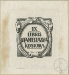 Ekslibris Stanisława Kosiora