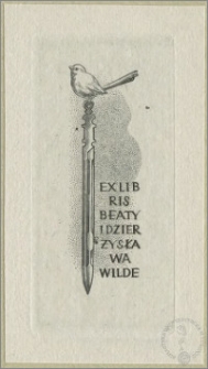 Ekslibris Beaty i Dzierżysława Wilde