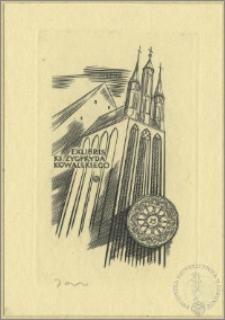 Ekslibris ks. Zygfryda Kowalskiego