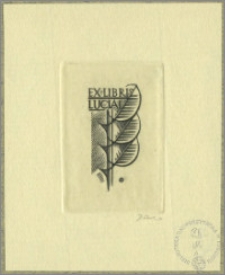 Ekslibris Luciae [Hoppenowej]