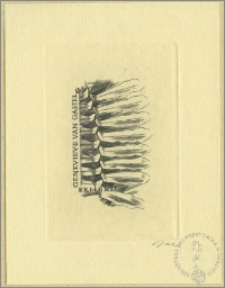 Ekslibris Genevieve van Gastel