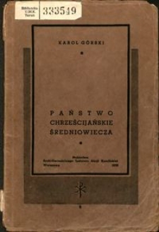 Państwo chrześcijańskie średniowiecza