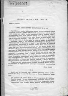 Kilka dokumentów toruńskich z r. 1453