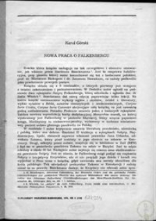 Nowa praca o Falkenbergu