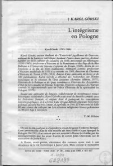 L'intégrisme en Pologne